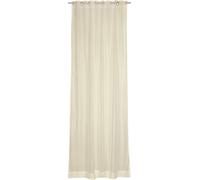 Collection SCHÖNER WOHNEN Rideau à œillets transparent SOLID Beige 140 x 250 cm