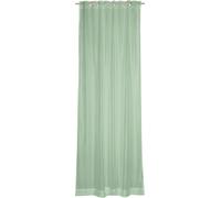 Collection SCHÖNER WOHNEN Rideau à œillets transparent SOLID Vert 140 x 250 cm