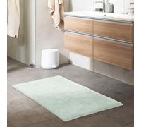 Collection Schöner Wohnen Tapis de Bain 67 x 110 cm - réversible - Lavable - 100% Coton - Coloris uni - Menthe
