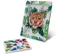 Lansay - Kit création tableaux Collection Sequins Tigre - Dès 7 ans