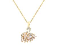 Collection Swan - Coupes Mixtes, Cygne, Blanc, Collier Pour Femme De La