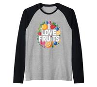 Collection vibrante I Love Fruits Manche Raglan