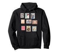 Collection Vintage de Timbres Japonais Traditionnels - Japon Sweat à Capuche