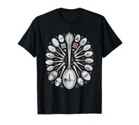 Collectionneur Cuilleres Souvenirs Style Carte Postale Retro T-Shirt