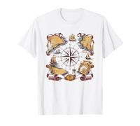 Collectionneur De Cartes Anciennes Ancienne Cartographie T-Shirt