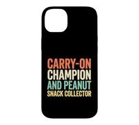 Collectionneur de collations aux arachides Traveler Carry-on Champion Aviator Coque pour iPhone 14 Plus