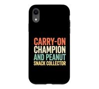 Collectionneur de collations aux arachides Traveler Carry-on Champion Aviator Coque pour iPhone XR