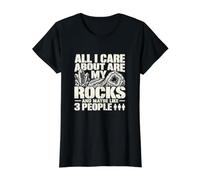 Collectionneur de Roches géologiques en détresse, Tout ce Qui m'intéresse, C'est Mon T-Shirt Graphique avec Valeur, Femme, Noir, XS