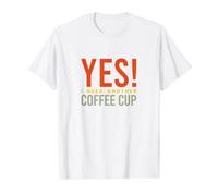 Collectionneur de Tasses à café Humour, collectionneur de ta T-Shirt Graphique avec Valeur, Homme, Blanc, L