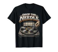 Collectionneur De Vinyles Drop The Needle T-Shirt