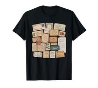 Collectionneur D'éphémères Papier Vintage De Papeterie T-Shirt