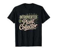 Collectionneuse De Plantes Introvertie Badge Botanique Maman T-Shirt