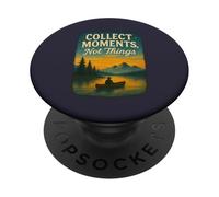 Collectionnez des moments, pas des objets, une scène naturelle vintage PopSockets PopGrip Adhésif