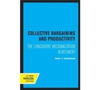 Collective Bargaining and Productivity by Paul T. Hartman Paperback Book Paul T. Hartman (Auteur)