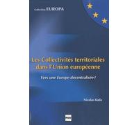 COLLECTIVITES TERRITORIALES DANS L'UNION EUROPEENNE (LES)