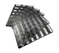 COLLECTOR - 5x Pages de présentation pour capsules de bière, 42 poches (210 poches pour capsules)