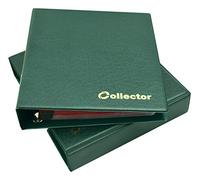 COLLECTOR Coin Album IN CASE for 300 mix sizes coins from small till large coin - with pages and red dividers + index - GREEN
