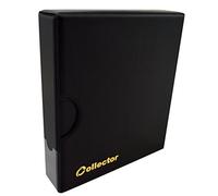 Collector Coin Album IN CASE for 300 mix sizes coins from small till large coin - with pages and red dividers + index - BLACK