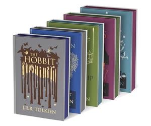 Collector's Edition, The Hobbit, The Silmarillion, The Fellowship of the Ring, The Two Towers, The Return of the King (The Lord of the Rings Vol. 1-3), 5 Books Set, by J.R.R. Tolkien