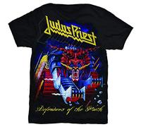 Collector's Mine Judas Priest-Defender of Faith - T-shirt - Homme - Noir (Schwarz) - Medium (Taille fabricant: M)