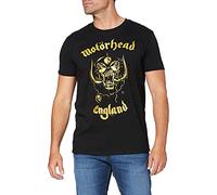 Collector's Mine Motörhead-England Classic Gold - T-shirt - Homme, Black, FR: XX-Large (Taille fabricant: XX-Large)