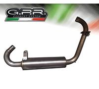 Gpr Exhaust Systems Fb Mondial Hps 125 21-23 Ref:md.8.dec.race Not Homologated Link Pipe Argenté