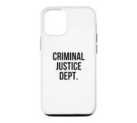 Collège du département de Justice pénale Coque pour iPhone 12/12 Pro