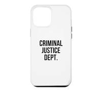 Collège du département de Justice pénale Coque pour iPhone 12 Pro Max