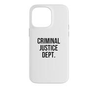 Collège du département de Justice pénale Coque pour iPhone 14 Pro Max