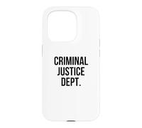 Collège du département de Justice pénale Coque pour iPhone 15 Pro