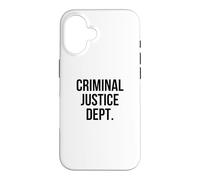 Collège du département de Justice pénale Coque pour iPhone 16