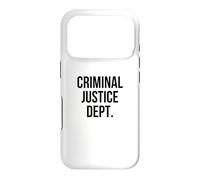 Collège du département de Justice pénale Coque pour iPhone 17 Pro