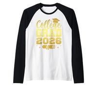 College Graduate Class of 2026 Grad Graduation Seniors Manche Raglan