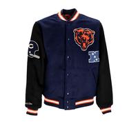 College Jacket Veste universitaire NFL Team Legacy pour hommes Chibea Noir/marine BLACK/NAVY M