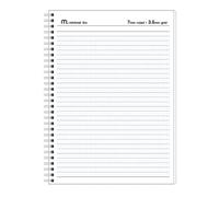 College Line & Grid B5 Lot de 4 carnets de notes avec couverture en plastique, 72 feuilles, lignes de 7 mm et grille de 3,5 mm, multi-usage, idéal pour les étudiants universitaires, l'école, les classes, le dessin, les mathématiques, le plan (4)