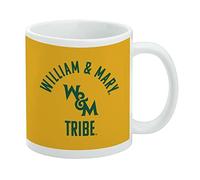 College of William & Mary Tribe - Tasse à café en céramique - Cadeau fantaisie pour café, thé et boissons chaudes, 325 ml, blanc
