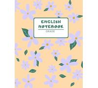 College Rule Composition Notebook: English Notebook with college ruled paper| 8.5 x 11in | 120 Pages | Perfect for school