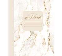 College-Ruled Aesthetic Marble Composition Notebook | Perfect for School and Note-Taking