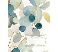 College Ruled Composition Notebook: Beautiful Leaves Adorn Cover V2