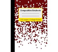 College Ruled Marble Notebook: Turn Every Page into Something Beautiful | 120 Pages | 7 x 10 | School Supplies