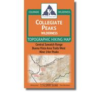 Collegiate Peaks Wilderness 1:52k | Outdoor Trail Maps LLC