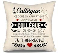 Collègue J’espère Qu’à Chaque Fois Que tu Le Prends dans tes Bras tu Te souviendras à Quel Point Je t’apprécie Housse de Coussin pour collègue Anniversaire Cadeau de Noël Cadeau d'appréciation