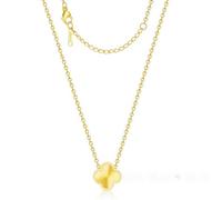 Collenatsy Collier Feuille De TrèFle Pour Femme En Acier Titane ImperméAble - Design Double Face à Quatre Feuilles Hautement Poli - Bijoux En Forme De Feuille De TrèFle Avec BoîTe Cadeau