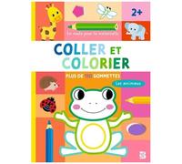 Coller Et Colorier 2+ - Les Animaux - Plus De 130 Gommettes