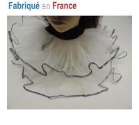 Collerette Blanche pour déguisement de Pierrot - Fabrication française