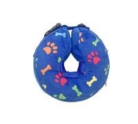 Collerette Chat Collier for Chien après Chirurgie, Collier for Animaux de Compagnie, for Petits, Moyens et Grands Chiens, Collier Conique Souple, Protection Gonflable(Color:Blue,Size:XL)