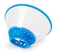 Collerette Chien Collier Conique for Chien et Chat, Collier de récupération, Anti-Morsure, Anti-léchage, Chirurgie, guérison des blessures, santé Chiens Compagnie, médical(Blue,S)