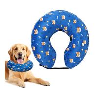 Collerette Conique pour Chien,Collier Gonflable Anti-Léchage Souple Réglable pour Chat - Cône De Récupération pour Empêcher Le Léchage Protéger des Griffures Visite Vétérinaire Stérilisation