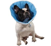 Collerette de Protection en Tissu Souple pour Chien et Chat - Anti-Léchage Post-Opératoire - Collier Médical Lavable et Réglable - Confortable pour Dormir et Manger