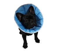 Collerette de Protection Souple, Cône de Cicatrisation Post-OP pour Chien, Chat, Lapin. Anti Lechage et Grattage, Récupération (Bleu, 2XL - Tour de tête: 44-50cm)